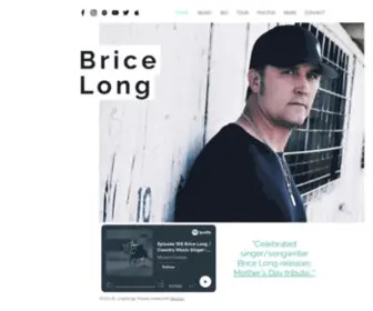 Bricelongmusic.com(Brice Long) Screenshot