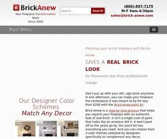 Brick-Anew.com(Fireplace Paint) Screenshot
