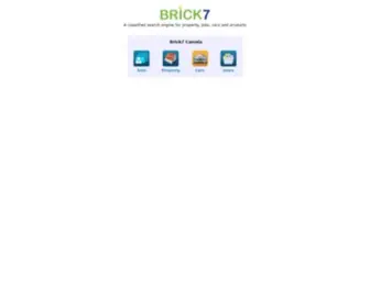 Brick7-CA.com(A classified search engine for jobs) Screenshot