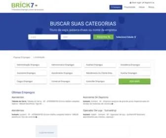 Brick7.com.br(Brazil Empregos motor de pesquisa) Screenshot