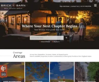 Brickandbarngroup.com(Brick & Barn Real Estate Group) Screenshot