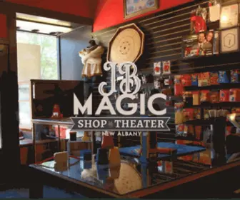 Brickandmortarmagic.com(J & B Magic Shop & Theater) Screenshot