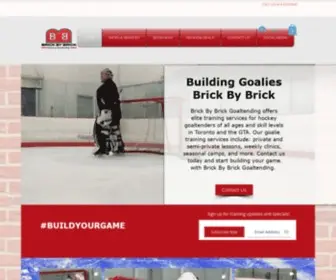 Brickbybrickgoaltending.com(Brick By Brick Goaltending) Screenshot
