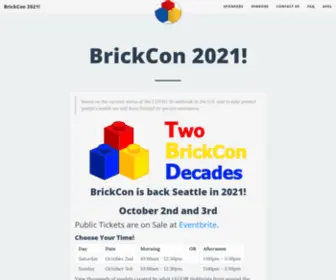 Brickcon.org(BrickCon 2014) Screenshot
