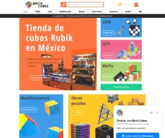 Brickcubes.com(Tienda de cubos Rubik México) Screenshot