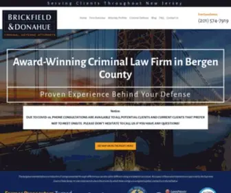 Brickdonlaw.com(Bergen County Criminal Defense Lawyer) Screenshot