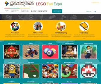 Brickfair.com(BrickFair LEGO Fan Expo) Screenshot