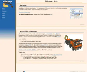Brickforge.de(Main Page) Screenshot
