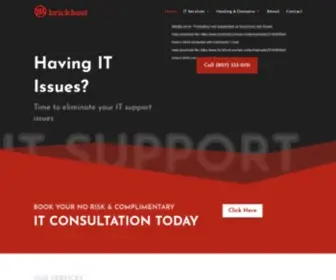 Brickhost.com(The Right Technology at the Right Time) Screenshot