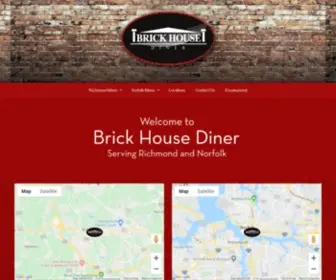 Brickhousediner.com(Brick House Diner Serving The Best Food In Town) Screenshot