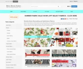 Brickhousefabrics.com(Brick House Fabrics) Screenshot