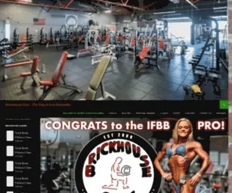 Brickhousegym.com(The Way A Gym Should Be) Screenshot