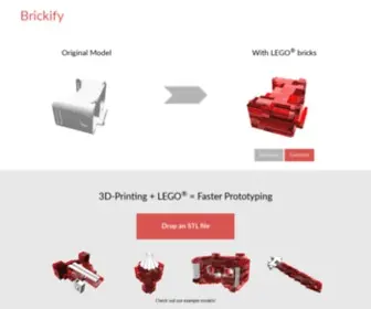 Brickify.it(3D-Printing + LEGO®) Screenshot