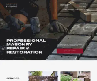 Bricklineboston.com(Boston Masonry Contractor) Screenshot
