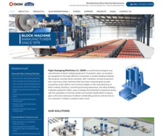 Brickmachines-China.com(Concrete Block Machine Manufacturer) Screenshot