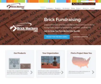 Brickmarkers.com(Brick Markers USA) Screenshot