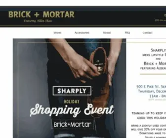 Brickmortarseattle.com(Brick) Screenshot