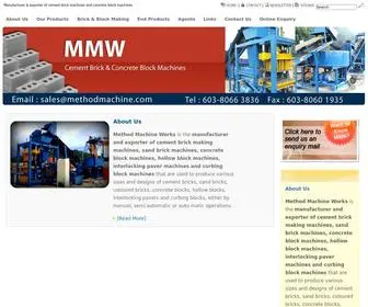 Bricknblockmachine.com(Cement Brick Machine) Screenshot