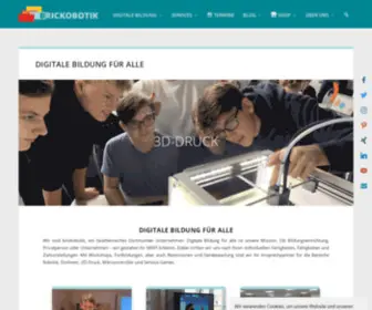 Brickobotik.de(Digitale Bildung für alle) Screenshot