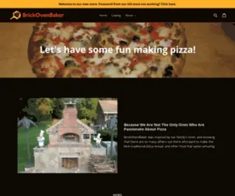 Brickovenbaker.com(Great Products for Pizza Lovers) Screenshot