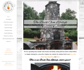 Brickovenlifestyle.com(Custom Brick Ovens in Ohio) Screenshot