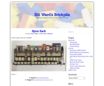 Brickpile.com(Bill Ward's Brickpile) Screenshot