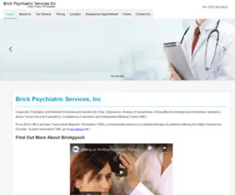 Brickpsych.com(Brick Psychiatric Services) Screenshot