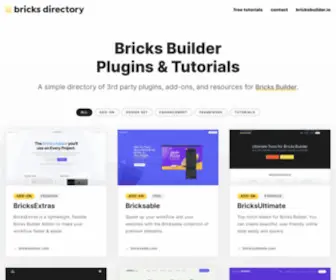 Bricksdirectory.com(Plugins, Add-Ons, & Resources for Bricks Builder) Screenshot