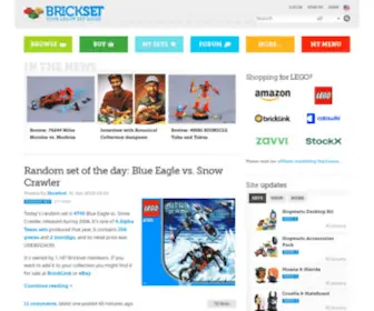Brickset.com(LEGO set database) Screenshot