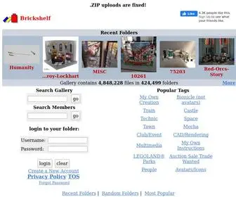 Brickshelf.com(Brickshelf: the online resource for lego®) Screenshot