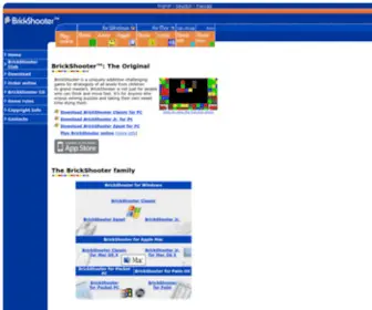 Brickshooter.com(BrickShooter Home) Screenshot