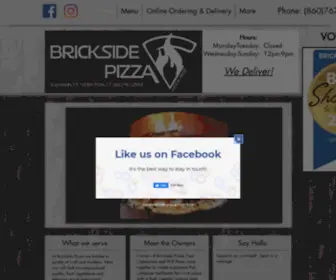 Bricksidepizzact.com(Wood Fired Pizza In Ct) Screenshot