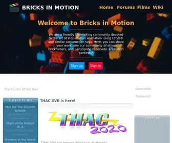 Bricksinmotion.com(Bricks in Motion) Screenshot