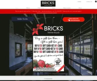 Brickskitchenandpub.com(BRICKS) Screenshot