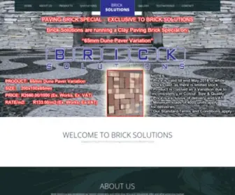 Bricksolutions.co.za(Brick Solutions) Screenshot