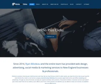 Bricksplusclicks.com(Bricks Plus Clicks) Screenshot