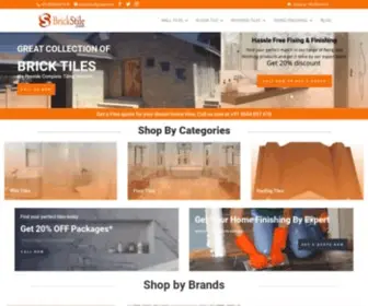 Brickstile.com(Buy tiles online from the comfort of your home) Screenshot