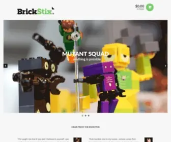 Brickstix.com(Reusable Stickers and Decals for LEGO®) Screenshot