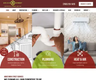 Brickstreetservices.com(Brick Street Construction) Screenshot