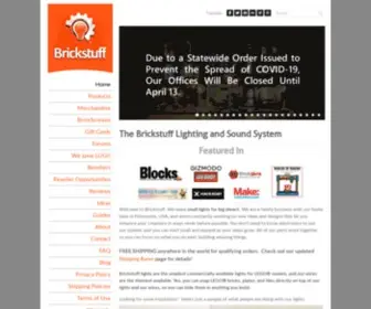 Brickstuff.com(Brickstuff Light and Sound Products) Screenshot