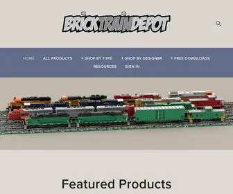 Bricktraindepot.com(Brick Train Depot) Screenshot