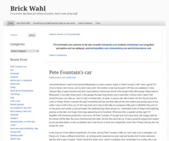 Brickwahl.com(Brick Wahl) Screenshot