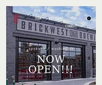 Brickwestbrewingco.com(Brick West Brewing Co) Screenshot