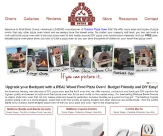 Brickwoodovens.com(BrickWood Ovens) Screenshot