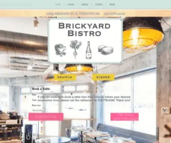 Brickyardbistro.ca(Brickyard Bistro) Screenshot