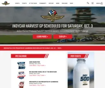 Brickyard.com(Indianapolis Motor Speedway) Screenshot