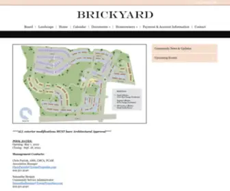 Brickyardhoa.com(We've got some trouble) Screenshot