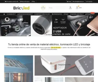 Bricoled.com(Material eléctrico barato para instaladores) Screenshot