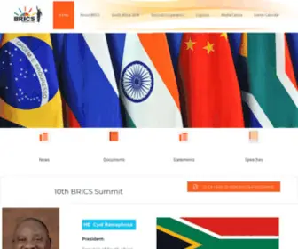 Brics2018.org.za(BRICS 2018) Screenshot
