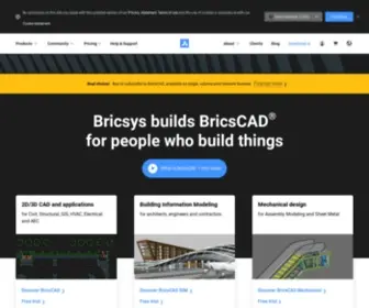 Bricsys.com(Bricsys®) Screenshot